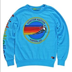 Aviator Nation Crew Neck Sweatshirt Aspen, CO